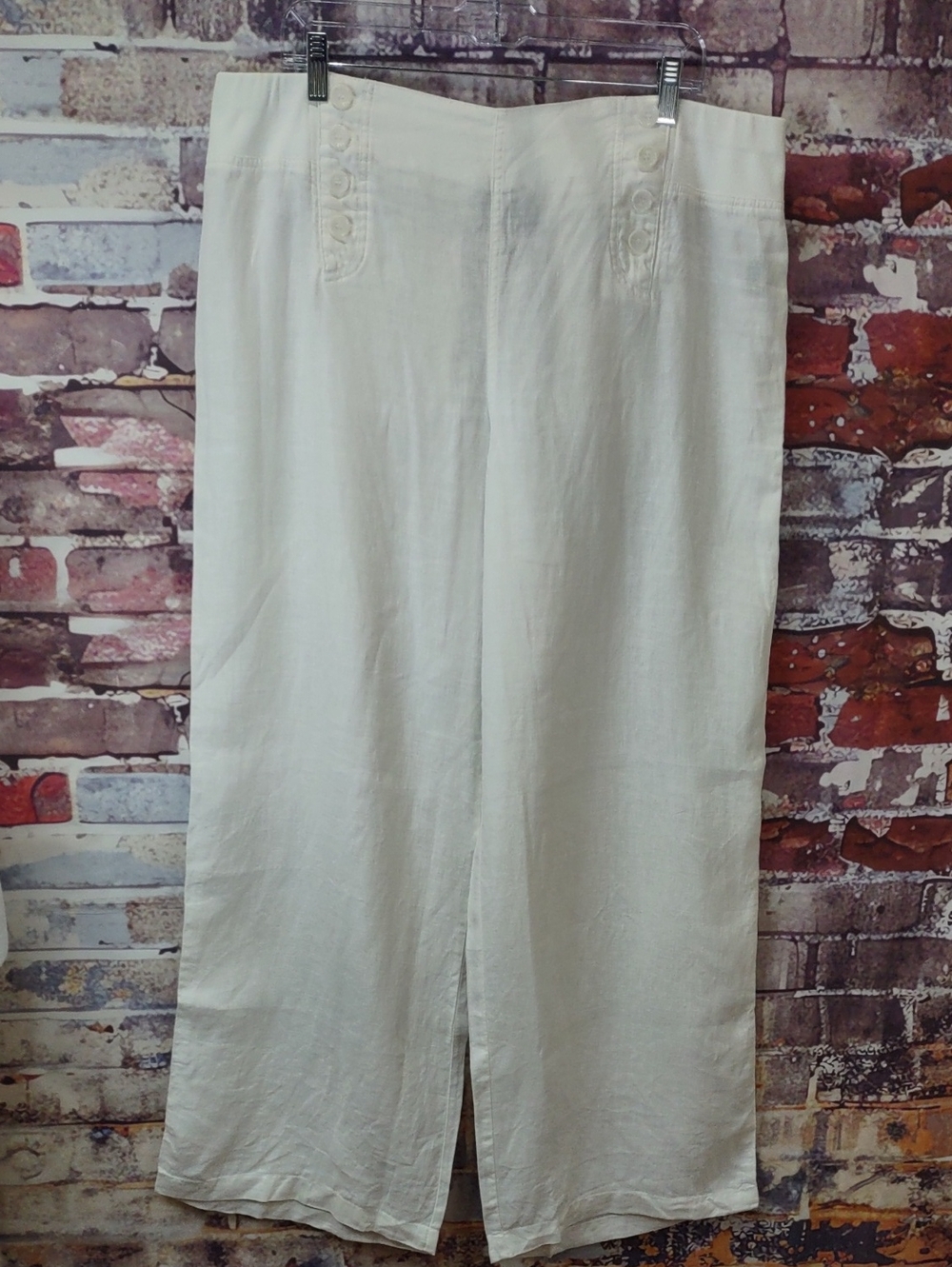 Style & Co. Wide-Leg Linen-Blend Pants